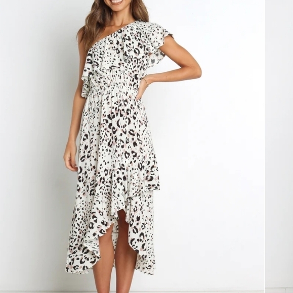 PETAL + PUP ADETTE DRESS - WHITE - Picture 1 of 6
